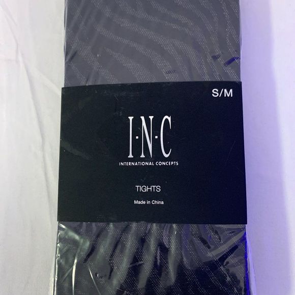 Inc International Concepts Zebra Tights- Black SIZE: XS/S - Picture 2 of 5